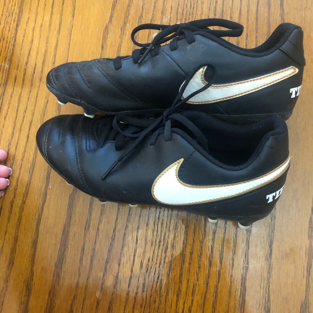 Used soccer cleats. Worn one season